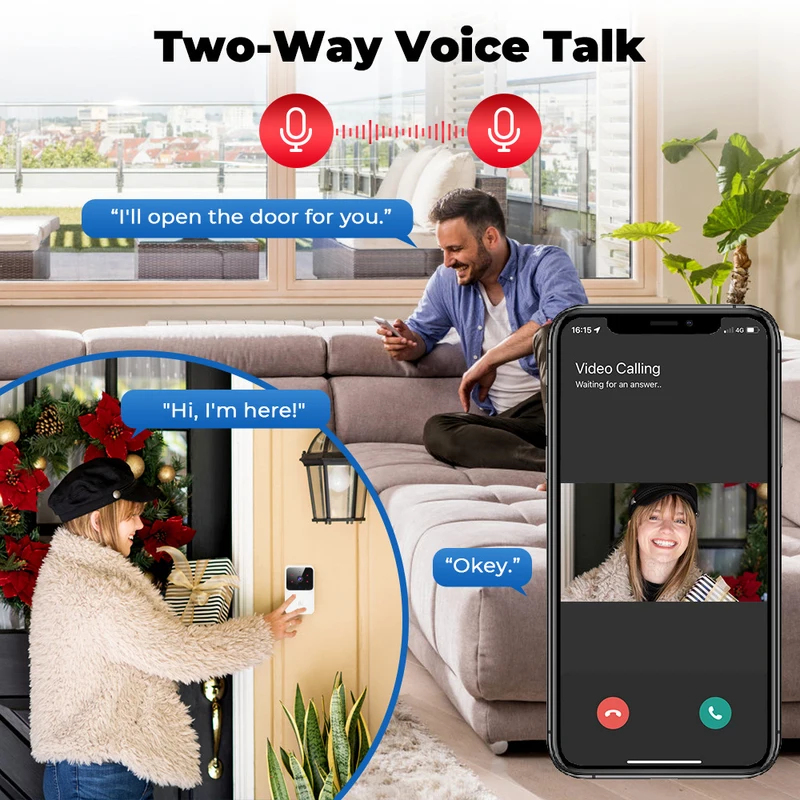 กริ่งประตูวิดีโอไร้สาย Tuya Wi - Eufy Camera E220 บทวิจารณ์และราคา