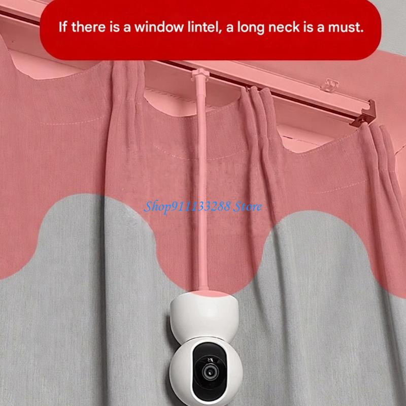 Eufy Camera E220 - G88D รางม่านหน้าต่างกล้อง Mount, ปรับได้ 1/4 ด้ายสำหรับไม่มีเจาะในร่มบ้านและการติดตั้งสำนักงาน