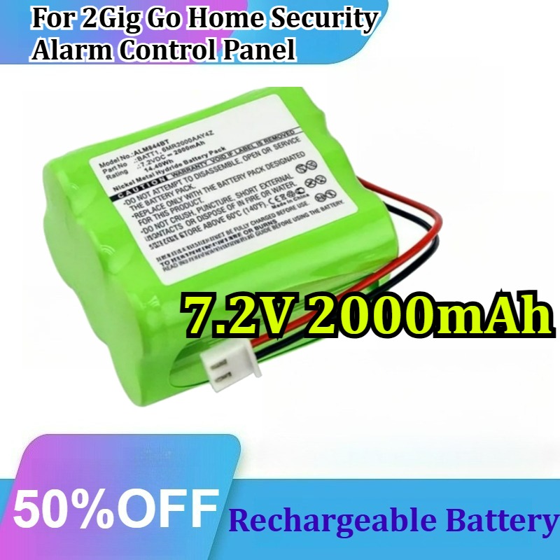 7.2V 2000mAh Ni-MH สำหรับ 2Gig - Home Security Battery Replacement บทวิจารณ์และราคา