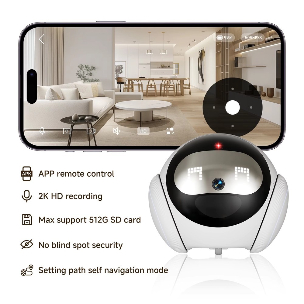 ODM ออกแบบดั้งเดิม หุ่นยนต์ S1 - Home Security Robot บทวิจารณ์และราคา