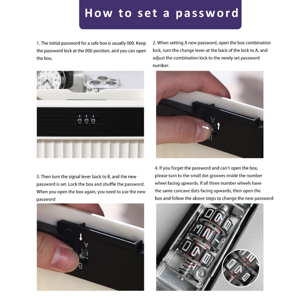 กล่องนิรภัยแบบล็อครหัสผ่านได้  - Home Security Box บทวิจารณ์และราคา