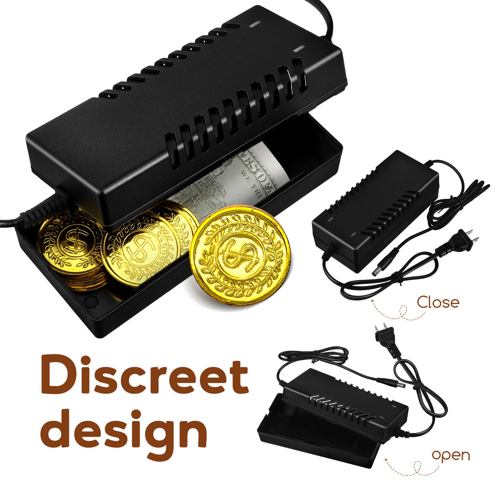 กล่องเงินซ่อน ปลั๊กชาร์จปลอม ต - Home Security Box บทวิจารณ์และราคา