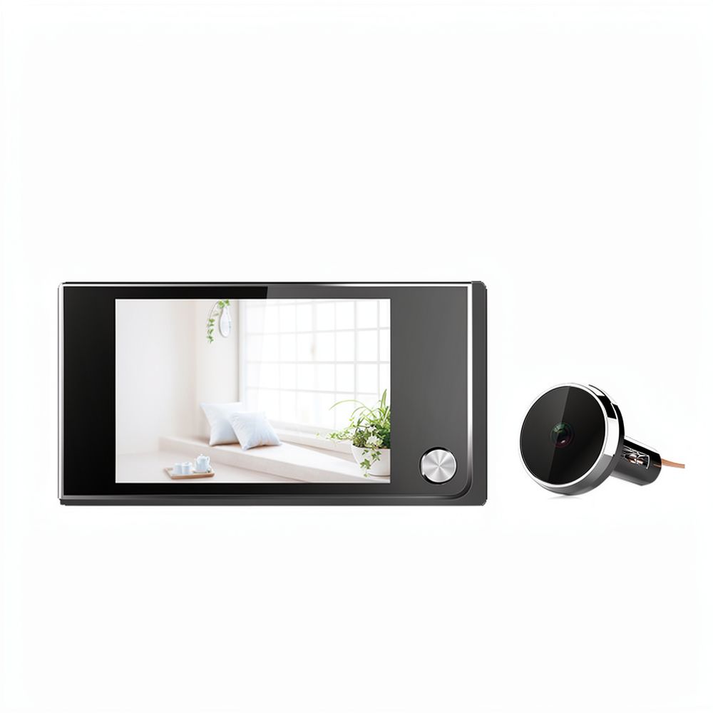 กล้องตาแมวอิเล็กทรอนิกส์ หน้าจ - Home Security Front Door Camera บทวิจารณ์และราคา