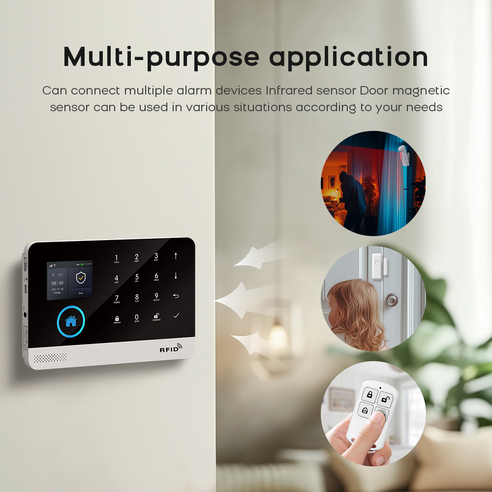 4G GSM Wifi Wireless Home Alar - Home Security Front Door Camera บทวิจารณ์และราคา