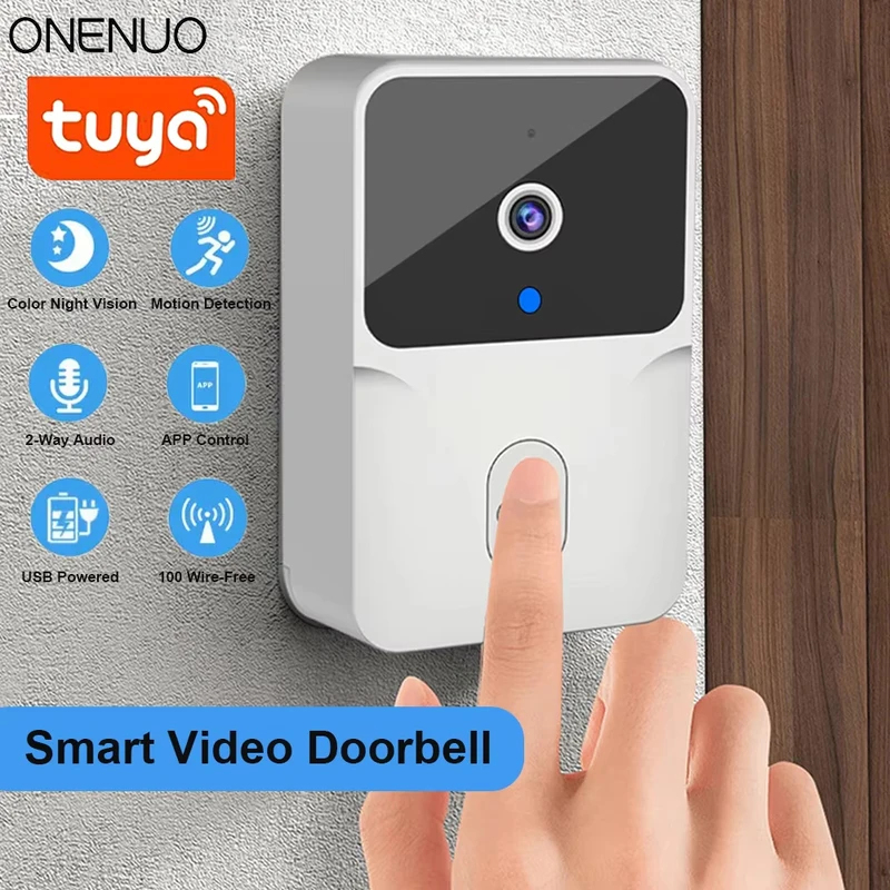 กริ่งประตูวิดีโอไร้สาย Tuya Wi - Home Security Front Door Camera บทวิจารณ์และราคา