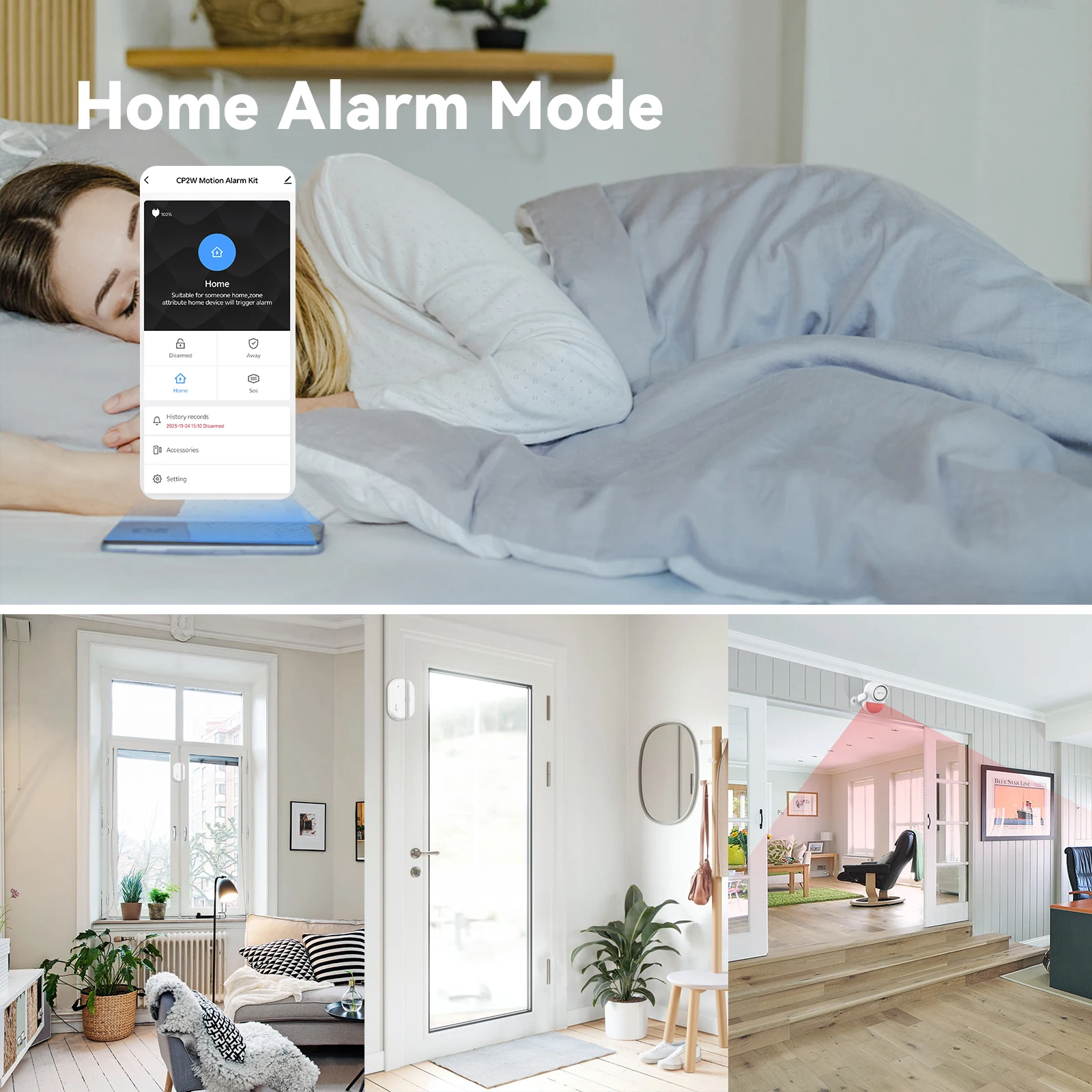 CPVAN ไร้สาย WIFI 2.4G ระบบเตื - Sim Gsm Alarm บทวิจารณ์และราคา