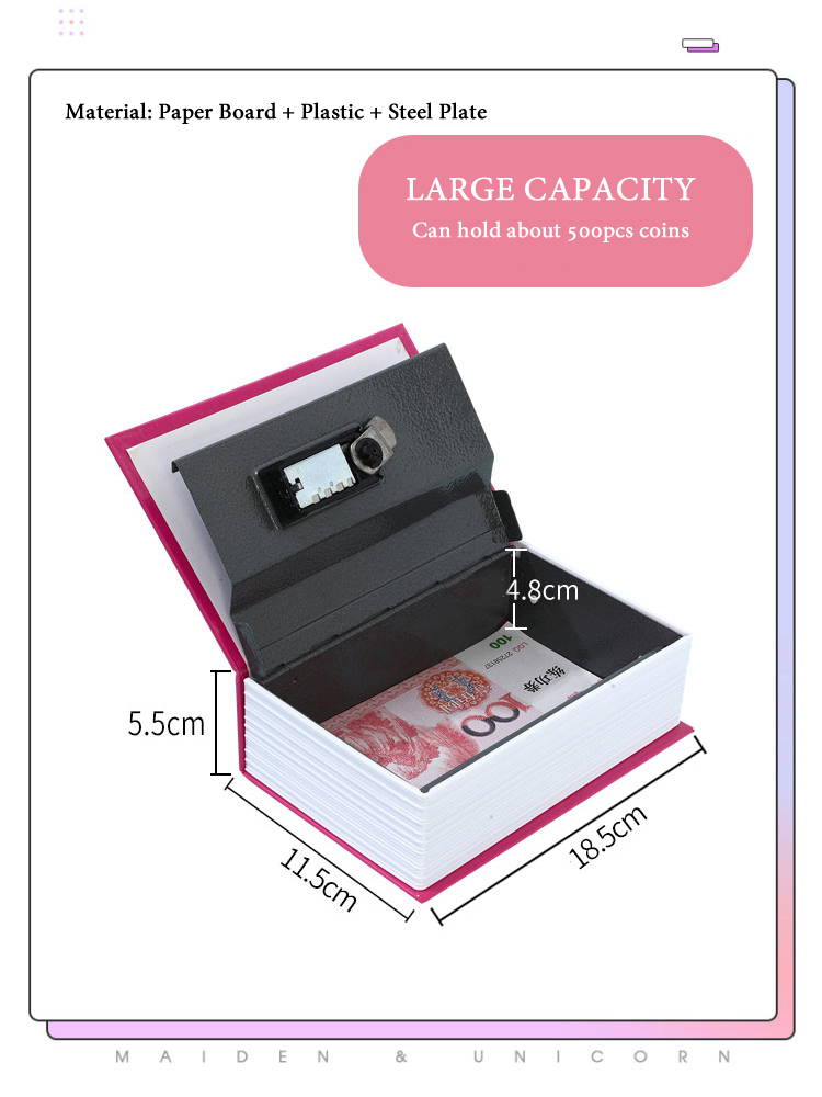 ขนาด S รหัสผ่านซ่อนหนังสือปลอด - Home Security Items บทวิจารณ์และราคา